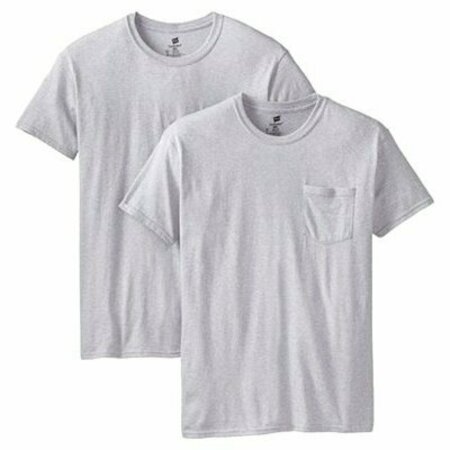 HANESBRANDS INC 2Pk Xl Blk/Gry T-Shirt 2176P2-XL